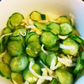 hana＊kana's cooksnap of when they made ♡さきいかと胡瓜の酢の物♡.