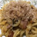 amimom's cooksnap of when they made 2分で簡単お昼、夜食にも！キムチ焼うどん.