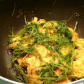 chou*'s cooksnap of when they made 豆苗と卵炒め.