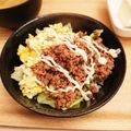 さとぴょん☆'s cooksnap of when they made 豚挽き肉と卵のそぼろ二色丼.