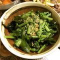 ☆Rokko☆'s cooksnap of when they made 青菜とワカメのバジルペスト和え.