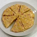 BORURU's cooksnap of when they made 桜海老のネギ焼き（お好み焼き風）.