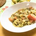 komutatata's cooksnap of when they made 超簡単！ナンプラーのもずくトマト卵炒め.