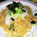 SaChi_2020's cooksnap of when they made 和風シーチキンパスタ.