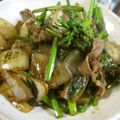 低カロ探検隊's cooksnap of when they made アスパラ菜の牛肉オイスター炒め☆.