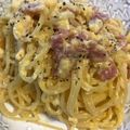 トーキョー's cooksnap of when they made 簡単牛乳と卵のカルボナーラ.