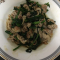マサク's cooksnap of when they made 菜の花と豚肉のオイスター炒め♪.