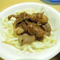 miki☆★☆'s cooksnap of when they made 豚の生姜焼き☆バルサミコソースで.