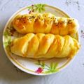 愛ちゃん・・'s cooksnap of when they made パン屋さんみたい！ソーセージパン.