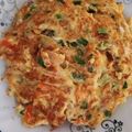 sandhi's cooksnap of when they made アミの塩辛（チンチャロ）入りオムレツ.