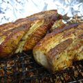 あやかときょうこ's cooksnap of when they made 自家製ベーコン✿ヒッコリーの燻製✿.