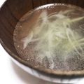 usacchi's cooksnap of when they made ネギのスープ.