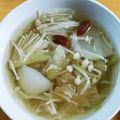 Kaffy10's cooksnap of when they made 薬膳：簡単！白きくらげと舞茸の中華スープ.