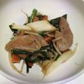 ERIKA76's cooksnap of when they made 自家製ステーキソースアレンジレバニラ炒め.