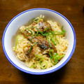 りこまこせいやのパパ's cooksnap of when they made 秋刀魚の蒲焼缶詰のかやくご飯.