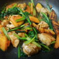 マリメッコキッチン's cooksnap of when they made 鶏肉とかぼちゃのオイスター炒め.