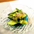 クック99FWM7☆'s cooksnap of when they made 叩き梅きゅう塩昆布和え.