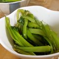 なおきんとん's cooksnap of when they made ビールが進む…ニンニクが効いた青菜炒め！.