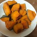 amadokoro's cooksnap of when they made 水不要！黄金比のカボチャの煮物＊料亭風.