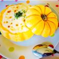 ryumi58's cooksnap of when they made ミニかぼちゃとなすのハロウィーングラタン.