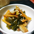 cocoroの扉's cooksnap of when they made わかめとさつま揚げの炒め煮。.