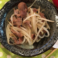 ｘｘyuzumikanｘｘ's cooksnap of when they made 砂ずりとモヤシの炒め物.