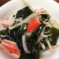 卵せんべい's cooksnap of when they made とってもヘルシーもやし＆ワカメのサラダ♡.