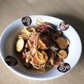 take♪aki♪'s cooksnap of when they made さつまいも・きのこ♪バター醤油和風パスタ.