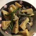 jakoj's cooksnap of when they made 筍とこんにゃくの煮物.