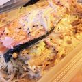 hyuton's cooksnap of when they made ルクエでヘルシー！ダシダで！鮭蒸し焼き.