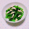 まあまま☆0403's cooksnap of when they made 小松菜と鶏ササミのナムル.