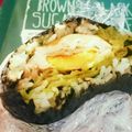 moz煮's cooksnap of when they made おにぎらずφわかめご飯×目玉焼き＋ハム♪.