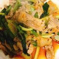 mami♪123's cooksnap of when they made 豚キムチon小松菜.