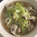 ゆずうさこ's cooksnap of when they made 白だしで！肉うどん！.