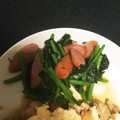 o1o8ks2y's cooksnap of when they made 「ウィンナーとほうれん草のバター炒め」.