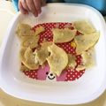 ｓｈｉｎａｃｃｏ＊'s cooksnap of when they made 離乳食後期 10分で簡単！お好み焼.