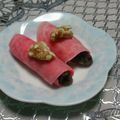 なおころピッコロ's cooksnap of when they made もちもちロールで♡桜餅風(関東風）.