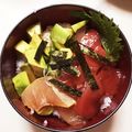 クック9R5EK9☆'s cooksnap of when they made アボカドと鮪の漬け丼.