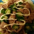 caddis12's cooksnap of when they made 牛肉冷しゃぶ*ゴマだれも手作りで.