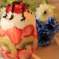 sanamii's cooksnap of when they made 材料4つで簡単♪トライフル☆グラスケーキ.
