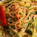 ひととせ305's cooksnap of when they made 焼きそばアレンジ冷やし中華風！.