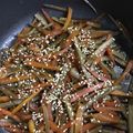 ビネガーオクトパス☆'s cooksnap of when they made [砂糖不使用]フライパンできんぴらごぼう.