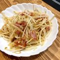 ちゃんさや☆'s cooksnap of when they made ダイエットにも！ハムともやしのペペロン風.
