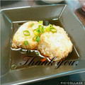♡мiчаⅵ♡⋆'s cooksnap of when they made カリッとサクッと♪ジャコとおかかで揚げだし豆腐.