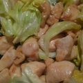 バウムクーヘン☆ﾐ's cooksnap of when they made むね肉とキャベツのさっぱりレモン炒め.