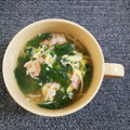 やんとエプロン☆'s cooksnap of when they made ほうれん草のさっぱりスープ.