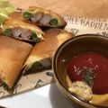cano☆'s cooksnap of when they made かにかま春巻き.