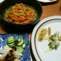 Tarara♪♪'s cooksnap of when they made 山うど１本いただきます(料理３種).