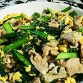 ＬＯＶＥ．ｋｔｒｒ's cooksnap of when they made にんにく香る♪小松菜と豚肉の醤油炒め.