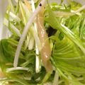 chiechie27's cooksnap of when they made 水菜と搾菜（ザーサイ）　お酒のつまみにも.